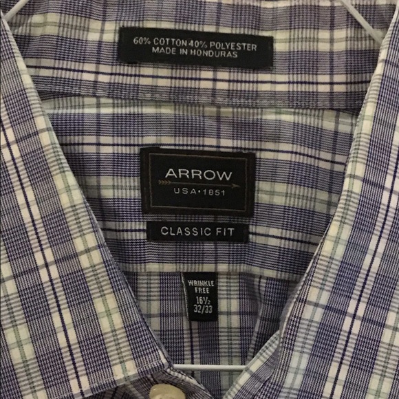 Arrow Men’s Dress Shirt - Picture 5 of 7